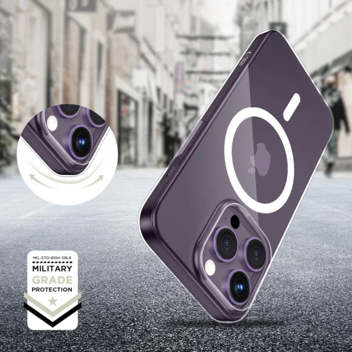 5906302371891-1.webp Калъф от Tech-
Protect FlexAir MagSafe Case за iPhone 14 Pro - Clear - Image 2