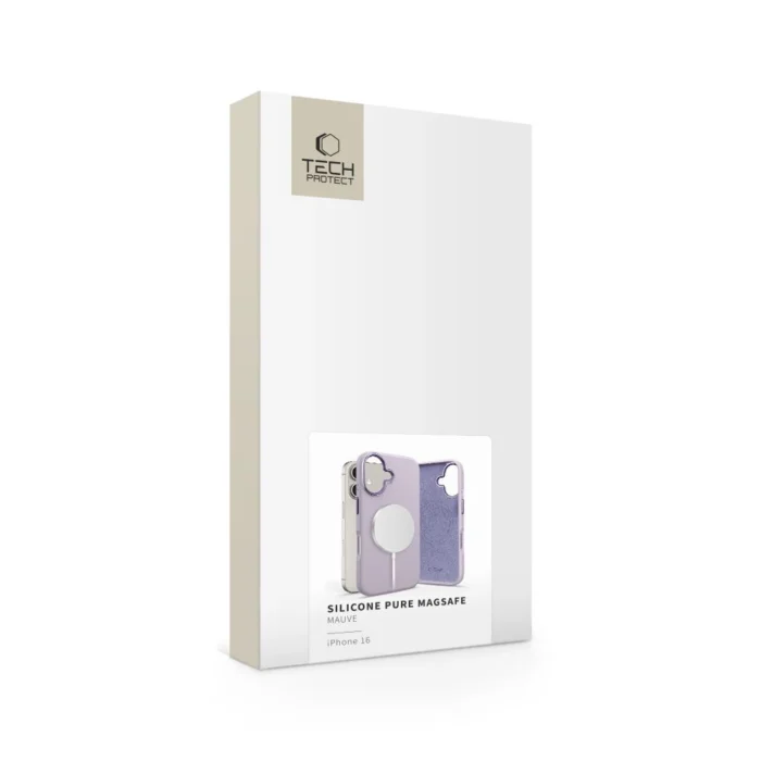 5906302372515-1.webp Калъф от Tech-
Protect Silicone PU MagSafe
iPhone 16 Case - Purple - Image 2