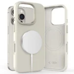 Калъф от Tech-Protect Silicone PU MagSafe
за iPhone 16 Pro Case - Beige