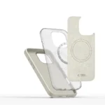 Калъф от Tech-Protect Silicone PU MagSafe
за iPhone 16 Pro Case - Beige - Image 3