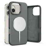 Калъф от Tech-
Protect Silicone PU MagSafe
iPhone 16 Pro Case - Gray