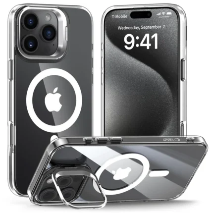 Калъф от Tech-Protect
MagStand MagSafe Case for
iPhone 16 Pro Max - Clear