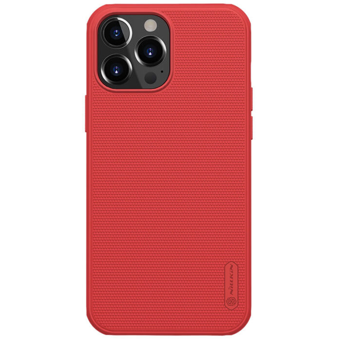 6902048222854-4.jpg Калъф Nillkin Super Frosted PRO Back Cover for Apple iPhone 13 Pro Red (Without - Image 1