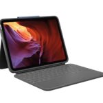 Клавиатура от Logitech Rugged Folio Ultra-protective keyboard case with Smart Connector за iPad (10th gen) - Oxford Grey - US