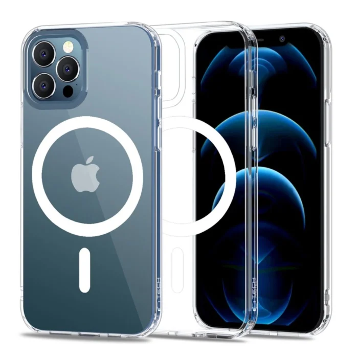 Калъф от Tech-Protect
 MagMat MagSafe Case за iPhone
12 / 12 Pro - Clear - Image 1