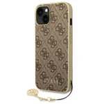 Калъф от Guess 4G Charm Case за  iPhone 14 Brown