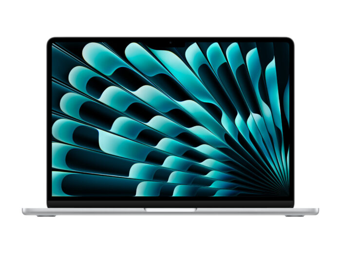Apple 13,6-inch MacBook Air M3 chip with 10C GPU, 16GB Ram, 512GB SSD, Silver - Image 1