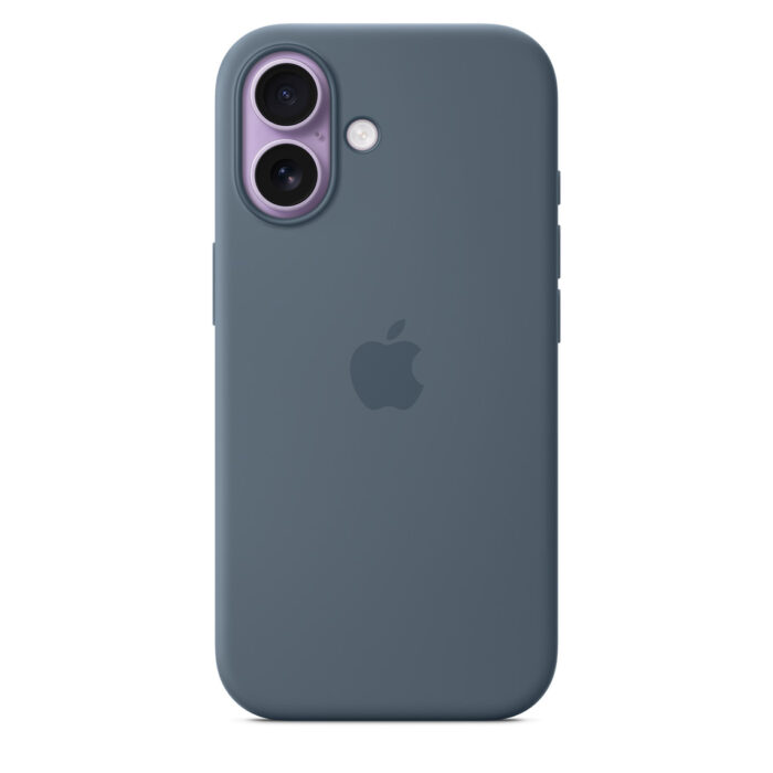 iPhone 17 Silicone Case with MagSafe - Anchor Blue - Image 5