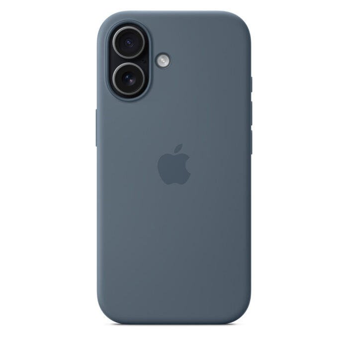 iPhone 17 Silicone Case with MagSafe - Anchor Blue - Image 3