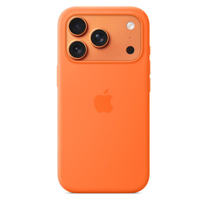 MGFE4_01.jpeg Калъф от Apple за iPhone 17 Pro Silicone Case with MagSafe Orange - Image 1