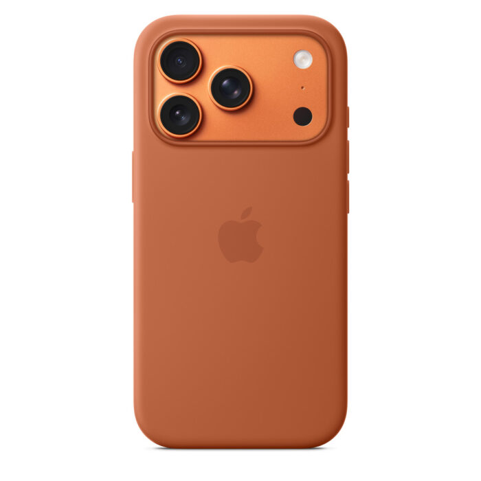 iPhone 17 Pro Silicone Case with MagSafe ? Terra Cotta - Image 1