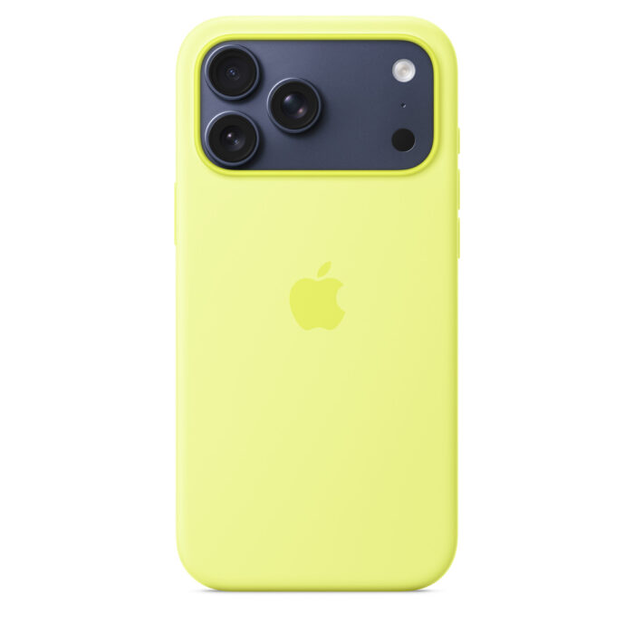 MGFM4_03.jpeg Калъф от Apple за iPhone 17 Pro Max Silicone Case with MagSafe Neon Yellow - Image 2