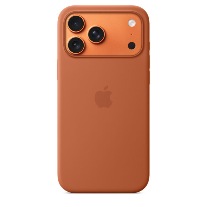 iPhone 17 Pro Max Silicone Case with MagSafe ? Terra Cotta - Image 1