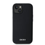 Калъф от
DKNY PU Leather Silver Metal Logo Magsafe Case за iPhone 13 Black - Image 2