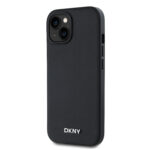 Калъф от
DKNY PU Leather Silver Metal Logo Magsafe Case за iPhone 13 Black - Image 3