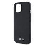 Калъф от
DKNY PU Leather Silver Metal Logo Magsafe Case за iPhone 13 Black - Image 4