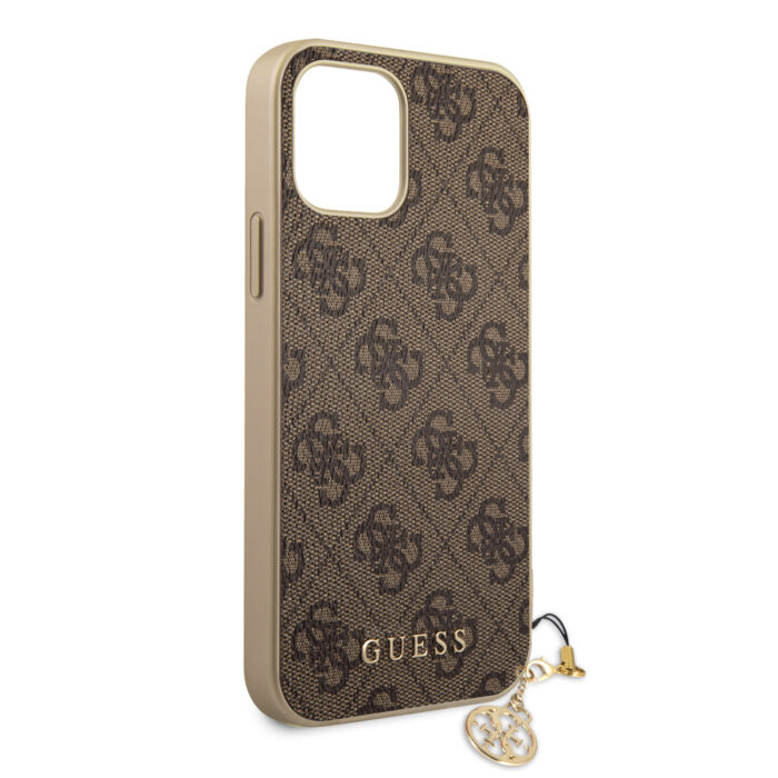 guess-4g-charm-zadni-kryt-pro-iphone-12-pro-max-6-7-brown-7-big_ies3980660.jpg Калъф Guess 4G Charms Case for iPhone 12 Pro Max 6.7 Brown - Image 8