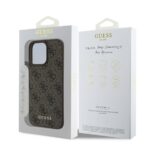 Калъф от Guess 4G Charm Case за iPhone 16 Pro Max Tone on Tone Brown - Image 5