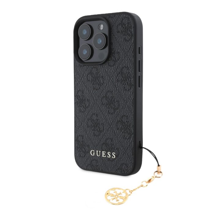 guess-4g-charm-zadni-kryt-pro-iphone-16-pro-max-tone-on-tone-grey_ie13165767.jpg Калъф от Guess 4G Charm Case за iPhone 16 Pro Max Tone on Tone Grey - Image 1