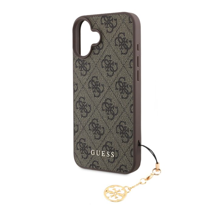 guess-4g-charm-zadni-kryt-pro-iphone-16-tone-on-tone-brown-1-big_ies13221192.jpg Калъф от Guess 4G Charm Case за iPhone 16 Tone on Tone Brown - Image 3