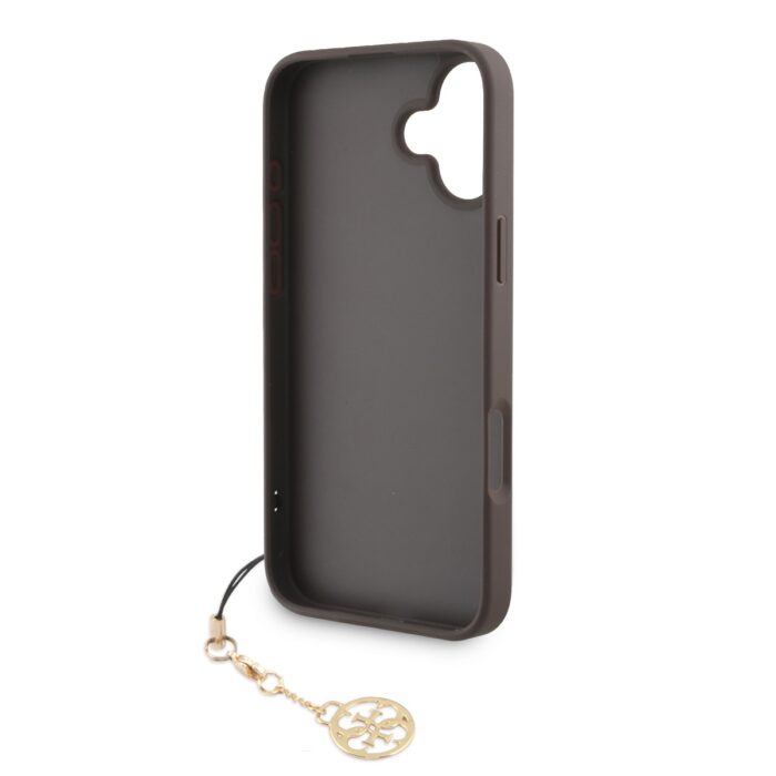 guess-4g-charm-zadni-kryt-pro-iphone-16-tone-on-tone-brown-1-big_ies13221193.jpg Калъф от Guess 4G Charm Case за iPhone 16 Tone on Tone Brown - Image 4