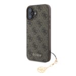 Калъф от Guess 4G Charm Case за iPhone 16 Tone on Tone Brown