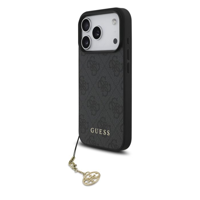 Калъф от
Guess 4G Charm Case за iPhone 17 Pro Tone on Tone Grey - Image 1