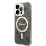 Калъф от Guess case за iPhone 14 Pro 6,1" black hardcase Magsafe IML 4G