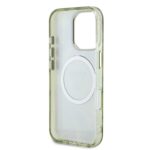 Калъф от Guess IML Glitter Magnolia and Triangle Logo MagSafe Case for iPhone 16 Pro Max Green - Image 6