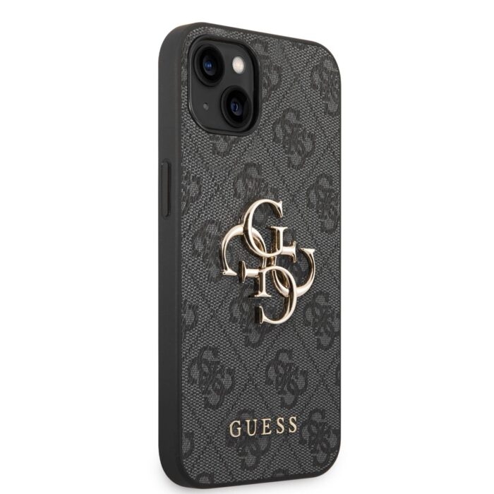 Калъф от Guess PU 4G Metal Logo Case за iPhone 14 Grey - Image 3