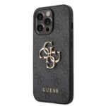 Калъф от Guess PU 4G Metal Logo Case за iPhone 14 Pro Max Grey