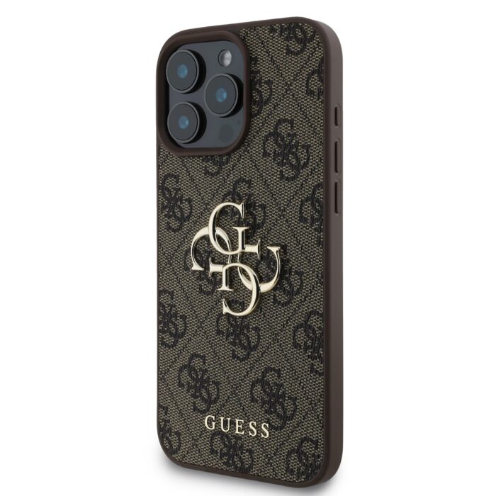 guess-pu-4g-metal-logo-zadni-kryt-pro-iphone-16-pro-brown-image1-big_ies13134084.jpg Калъф от Guess PU 4G Metal Logo Case за iPhone 16 Pro Brown - Image 3