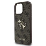 Калъф от Guess PU 4G Metal Logo Case за iPhone 16 Pro Brown - Image 4