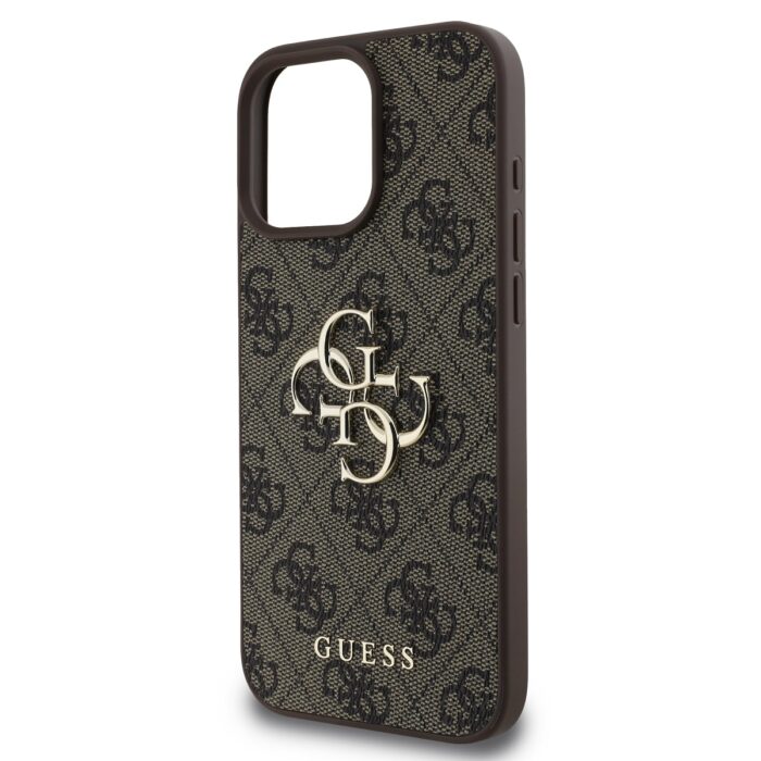 guess-pu-4g-metal-logo-zadni-kryt-pro-iphone-16-pro-brown-image1-big_ies13134085.jpg Калъф от Guess PU 4G Metal Logo Case за iPhone 16 Pro Brown - Image 4