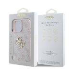 Калъф от Guess PU 4G Metal Logo Case за iPhone 16 Pro Pink - Image 6