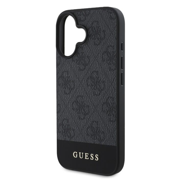 Калъф от
Guess PU 4G Stripe за iPhone 16 Grey - Image 4