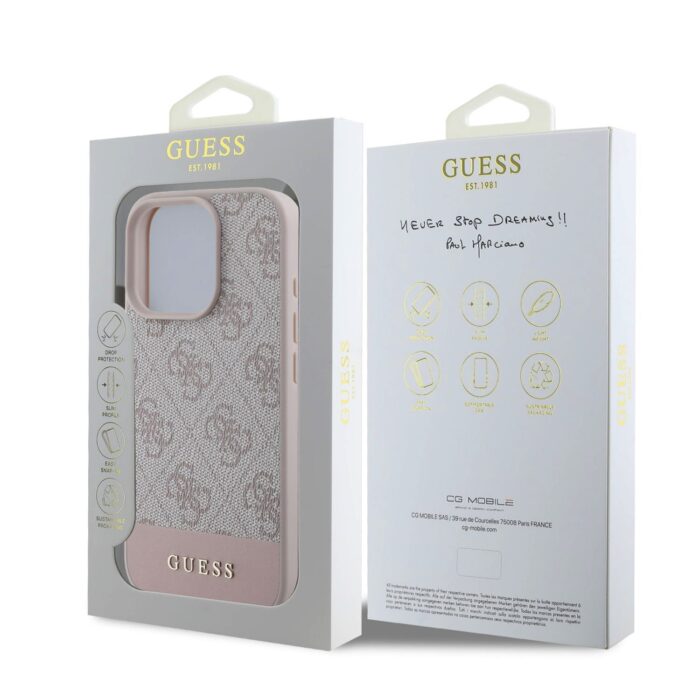 guess-pu-4g-stripe-zadni-kryt-pro-iphone-16-pro-pink-image1-big_ies13604644.jpg Калъф от Guess PU 4G Stripe Case за  iPhone 16 Pro Pink - Image 7