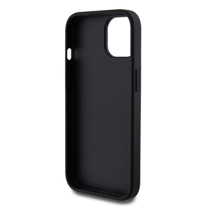 guess-pu-fixed-glitter-4g-metal-logo-zadni-kryt-pro-iphone-15-black-5-big_ies11898827.jpg Калъф от Guess PU Fixed Glitter 4G Metal Logo Case за iPhone 15 Black - Image 6