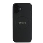 Калъф от Guess PU Grained Classic Logo MagSafe Case за iPhone 16 Black - Image 2