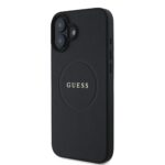 Калъф от Guess PU Grained Classic Logo MagSafe Case за iPhone 16 Black - Image 3