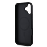 Калъф от Guess PU Grained Classic Logo MagSafe Case за iPhone 16 Black - Image 5