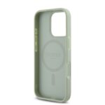 Калъф от Guess PU Grained Classic Logo MagSafe Case for iPhone 16 Pro Green - Image 5