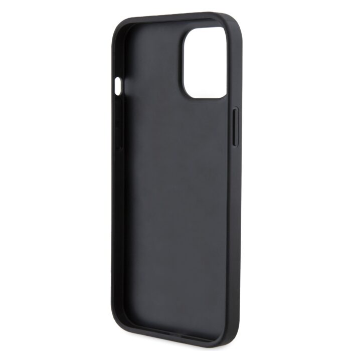 Калъф от Guess PU Leather 4G Triangle Metal Logo Case за iPhone 12 Pro Max Black - Image 5