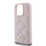 Калъф от Guess PU Leather Quilted Case за iPhone 16 Pro Max Pink - Image 4