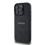Калъф от
Guess Saffiano Peony Stamp MagSafe за iPhone 16 Pro Max Black - Image 3