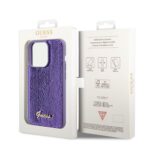 Калъф от Guess Sequin Script Logo Case за iPhone 15 Pro Purple - Image 6
