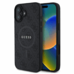 Калъф от
Guess PU Leather 4G Colored Ring MagSafe за iPhone 16 Plus Black