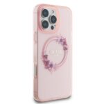 Калъф от Guess IML Flowers Ring MagSafe Case за iPhone 16 Pro Max Pink - Image 4
