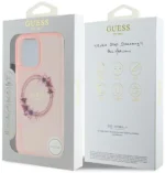 Калъф от Guess IML Flowers Ring MagSafe Case за iPhone 16 Pro Max Pink - Image 5