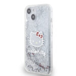 Калъф от Hello Kitty Liquid Glitter Electroplating Head Logo Case за iPhone 13 Transparent - Image 2